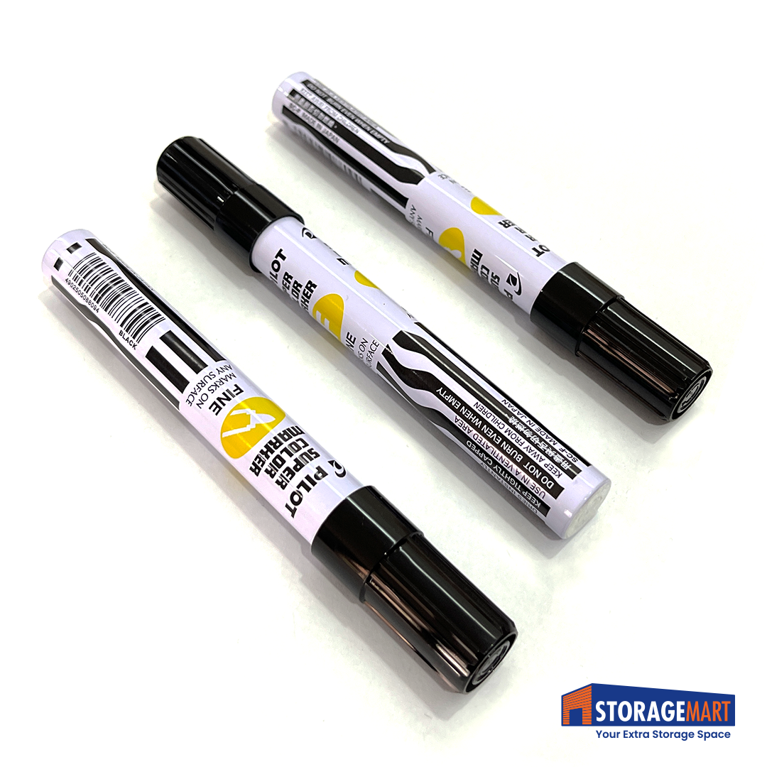 Permanent Marker Pen (Black) - StorageMart Storage Products Philippines