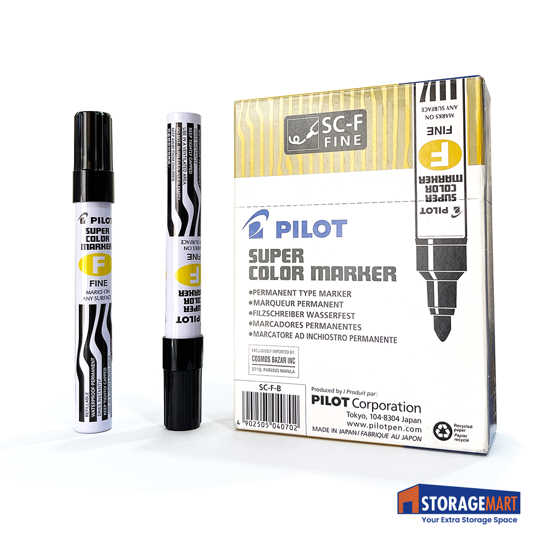 Permanent Marker Pen (Black) - StorageMart Storage Products