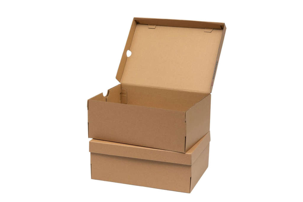 using the shoe box for storing photos