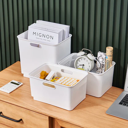 Invest in Baskets or Storage Bins