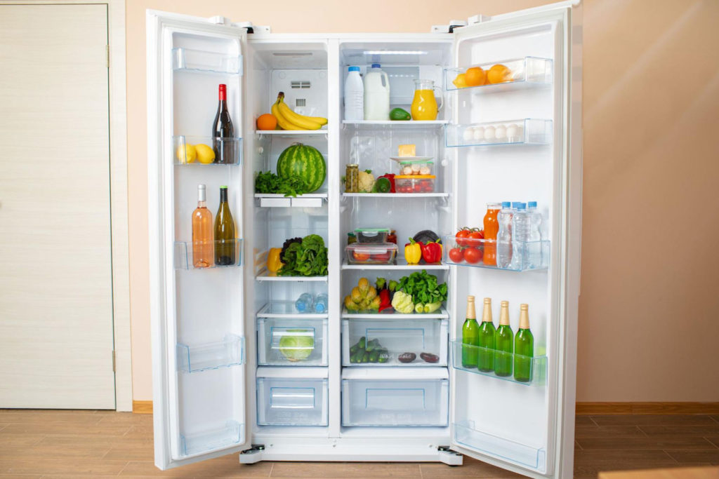 clear out Your fridge and freezer
