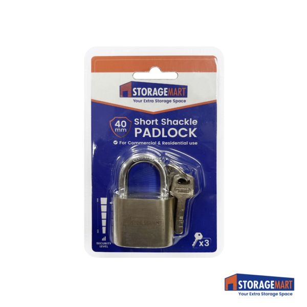 StorageMart Short Shackle Padlock